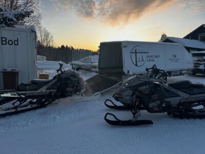 Uthyrning av skotrar.