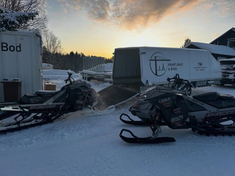 Uthyrning av skotrar.