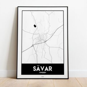 Unik inredningsdetalj? Upptäck Sävar Urban Karta!