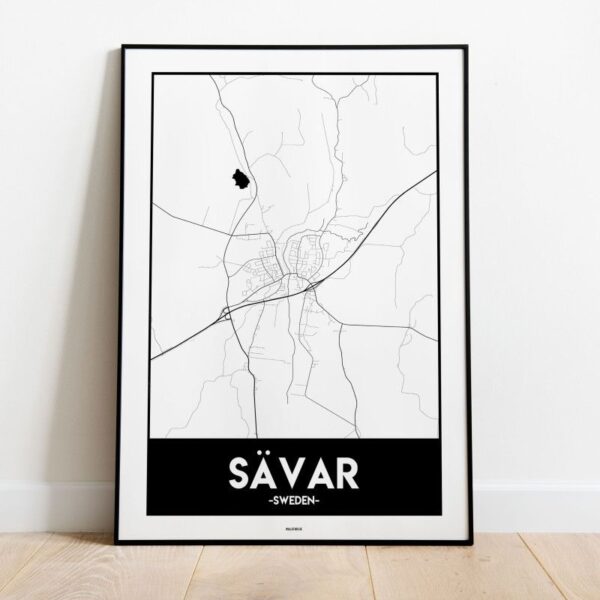 Unik inredningsdetalj? Upptäck Sävar Urban Karta!